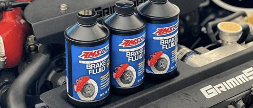 3 bottles of High-performance brake fluid